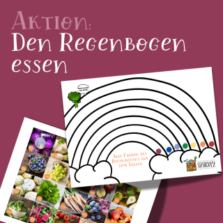 Aktion: Alle Farben des Regenbogens essen